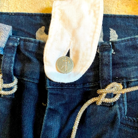 Original Denim One of a kind .RawEdge bags handmade by Salina . Mixed materials - Picture 4 of 9